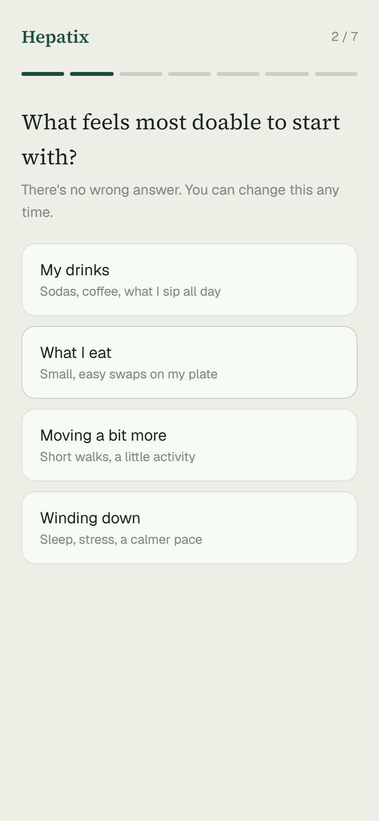 Hepatix: A plan built from your life